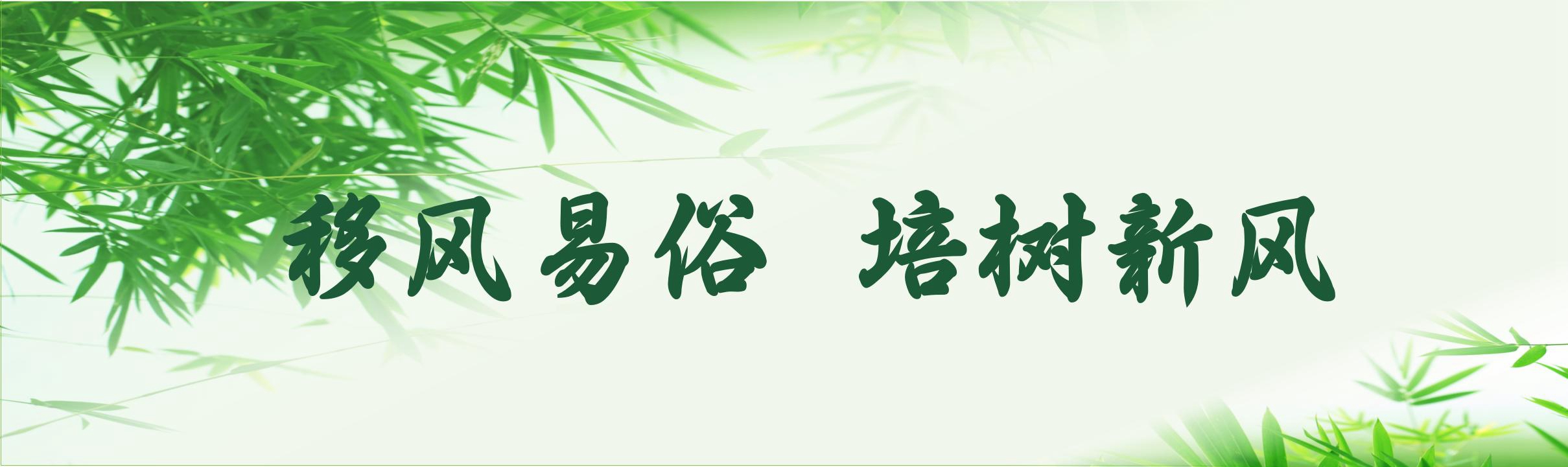移风易俗培树新风