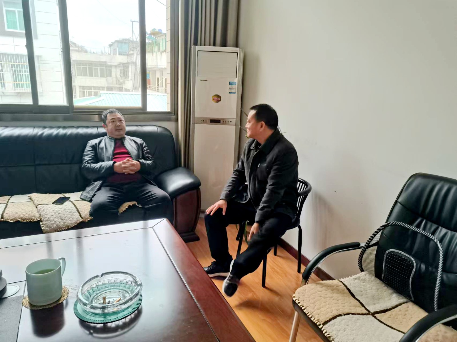县总工会：走访服务企业，助力优化营商环境
